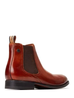 Marron fauve brûlé - Bottines Base London Whittle Chelsea