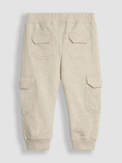 Marron fauve et chiné naturel - LotJojo Maman Bébé Cargos % Cotton Survêtement 100 2