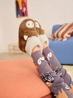 Marron Hamish - Bottes chaussons The Highland Cow