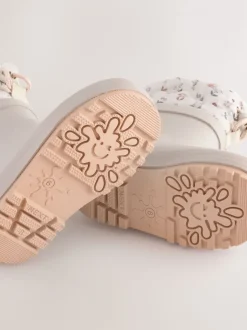 Marron imprimé - Bottes de pluie Personnage Thinsulate avec poignets doublés