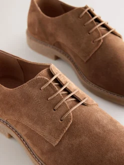 Marron mink - Chaussures Suede Derby