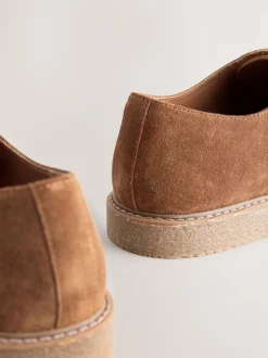 Marron mink - Chaussures Suede Derby