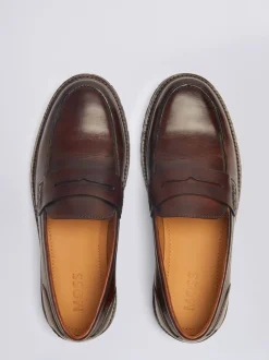 Marron noisette - MOSS Camden Chunky Loafers