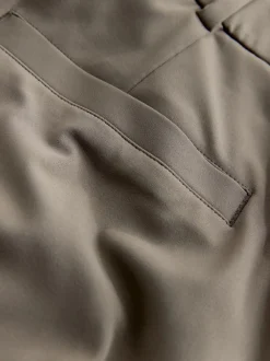 Marron taupe - N. Premium Pantalons Habillés Jambe large en jersey