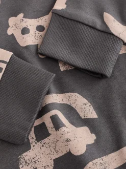 Marron/Crème Transport - Lot de 3 pyjamas Snuggle courts (9mois-10ans)