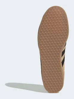 Marron/noir - adidas Originals Gazelle Trainers