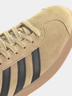 Marron/noir - adidas Originals Gazelle Trainers