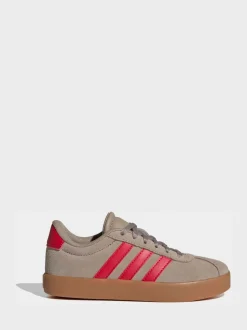 Marron/rouge - Adidas VL Court 3.0 Formateurs
