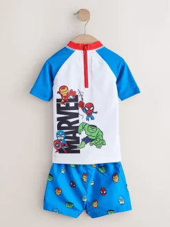 Marvel - Ensemble Rash Gilet et short de bain (3mois-7ans)
