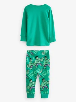Marvel Rouge/Vert/Bleu - Lot de 3 pyjamas Snuggle (9mois-8ans)
