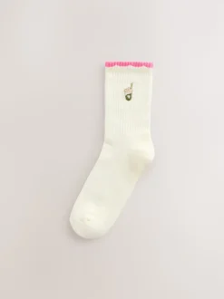 Matcha rose - Cushion Sole Sports Ankle Socks 3 Pack