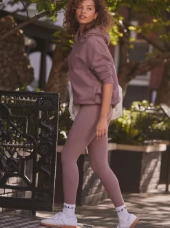 mauve - soi-même. Legging taille haute