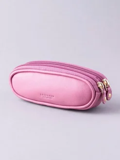 mauve - Étui Lakeland en cuir à deux verres