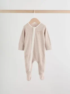 Milkclub neutre - Lot de 3 dors-bien bébé à fermeture éclair bidirectionnelle (0-2ans)