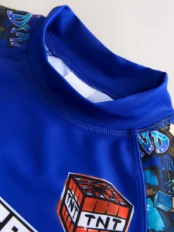 Minecraft bleu marine - Gilet anti-éclaboussures (3-16ans)