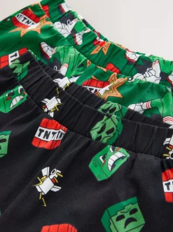 Minecraft vert/noir - License Jogger Pyjamas 2 (5-16ans)