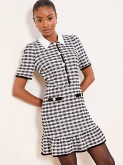 Mini robe Lipsy bouclée à col