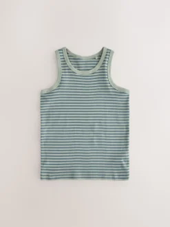 Mini Safari Imprimé - Lot de 5 débardeurs 100 % coton (1.5-8ans)