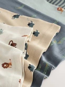 Mini Safari Imprimé - Lot de 5 débardeurs 100 % coton (1.5-8ans)