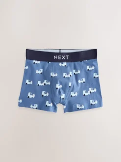 Mini véhicule bleu - Lot de 10 boxers (1.5-16ans)