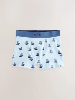 Mini véhicule bleu - Lot de 10 boxers (1.5-16ans)