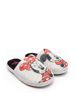 Minnie Mouse™ gris - Chaussons mules d’hiver Vanilla Underground femme