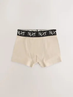 Minéral multicolore avec ceinture noire - Lot de 7 boxers (2-16ans)