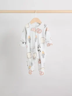 Minéraux - Lot de 4 dors-bien bébé à fermeture éclair bidirectionnelle (0mois -2ans)