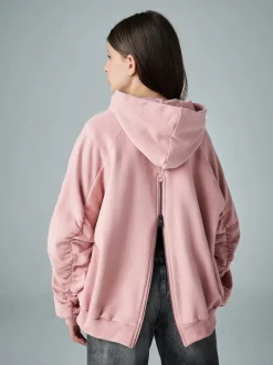 Mi-rose - Sweat à capuche smALLSAINTS Dana zippé oversize