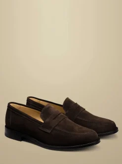 Mocassins en daim Charles Tyrwhitt