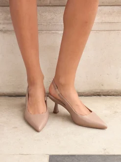 Mocha - Linzi Presley Stiletto Pointed Escarpins et talons