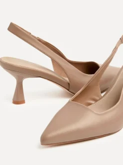 Mocha - Linzi Presley Stiletto Pointed Escarpins et talons