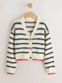 Mono Stripe (mono) - Cardigan à col en V (3-16ans)