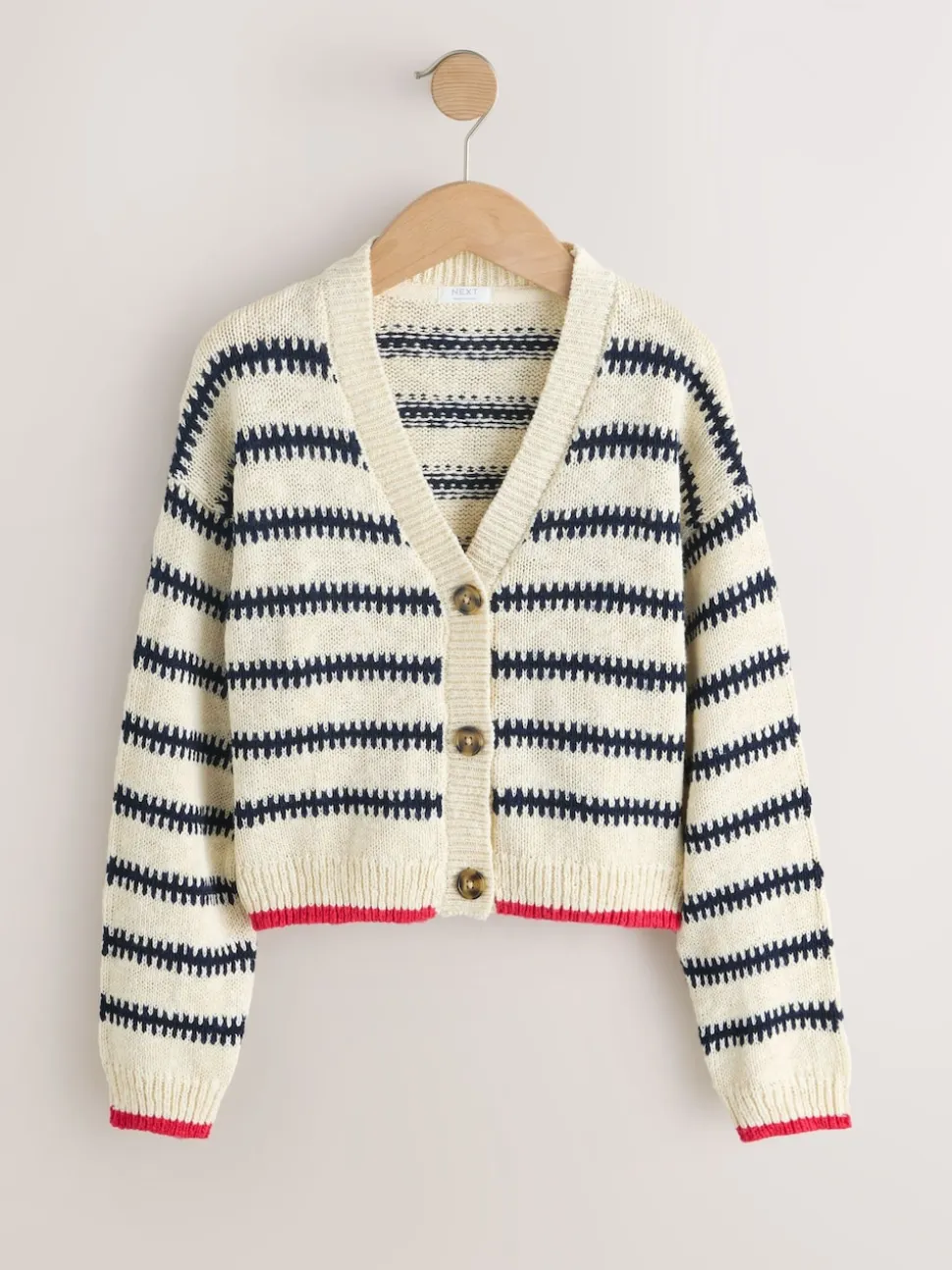 Mono Stripe (mono) - Cardigan à col en V (3-16ans)
