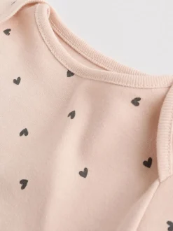 monochrome - Lot de 5 bodies bébé à manches longues