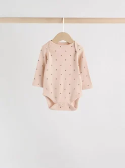 monochrome - Lot de 5 bodies bébé à manches longues