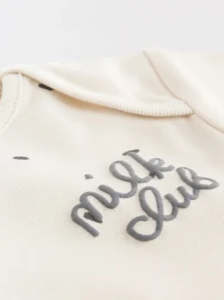 monochrome - Lot de 5 bodys à manches longues pour bébé