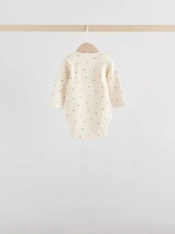 monochrome - Lot de 5 bodys à manches longues pour bébé