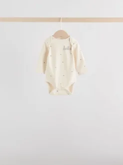 monochrome - Lot de 5 bodys à manches longues pour bébé