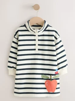 monochrome - Robe en molleton à col zippé (3mois7ans)