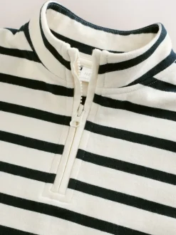 monochrome - Robe en molleton à col zippé (3mois7ans)