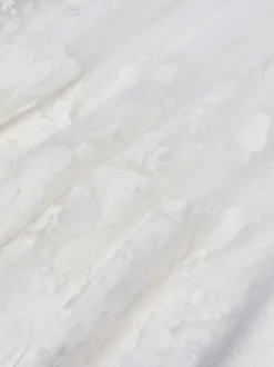 Monsoon Alicia Robe brodée en satin fleuri