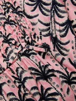 Monsoon Palm Print Strappy Jumpsuit