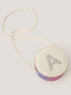 Monsoon sac à initiale rond pailleté