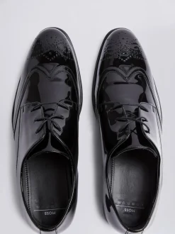 MOSS Kensington Patent Robe Brogues