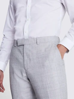 MOSS Light Gris Marl Trs MOSS Slim Mixer Trousers