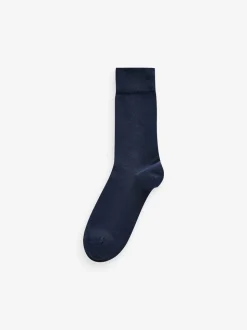 Motif Bleu/Gris bleu marine - Lot de 12 - Chaussettes riches en coton pour homme