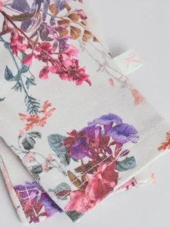 Motif floral rose/crème - Ensemble 2 pièces avec pulls et leggings à nœud bébé (0mois-2ans)