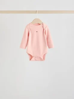 Motif ours neutre - Lot de 5 bodies bébé à manches longues