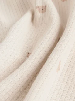 Motif ours neutre - Lot de 5 bodys à manches longues pour bébé